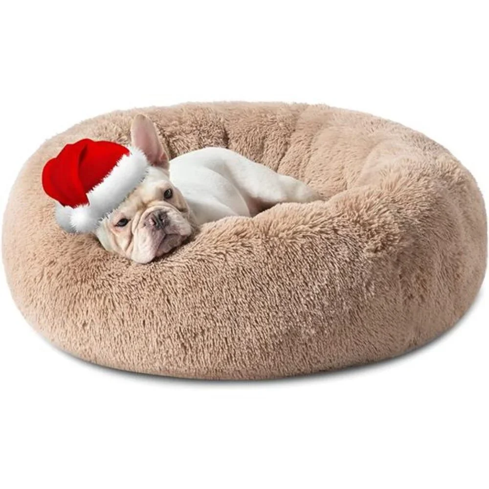 Dog Bed for Small Dogs - Donut Washable Small Pet Bed, 23